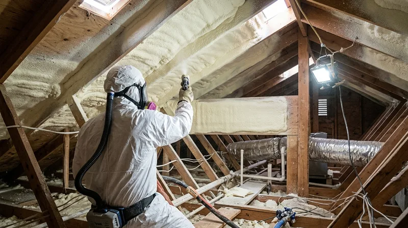 Attic Spray Foam Insulation Winston-Salem