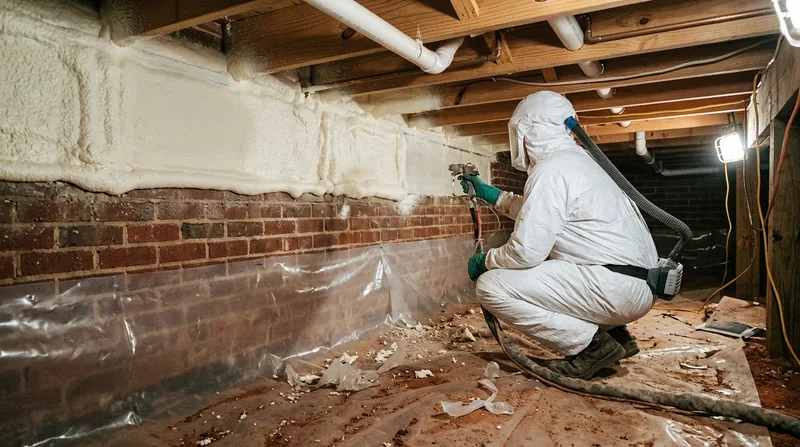 Crawl Space Spray Foam Insulation Winston-Salem